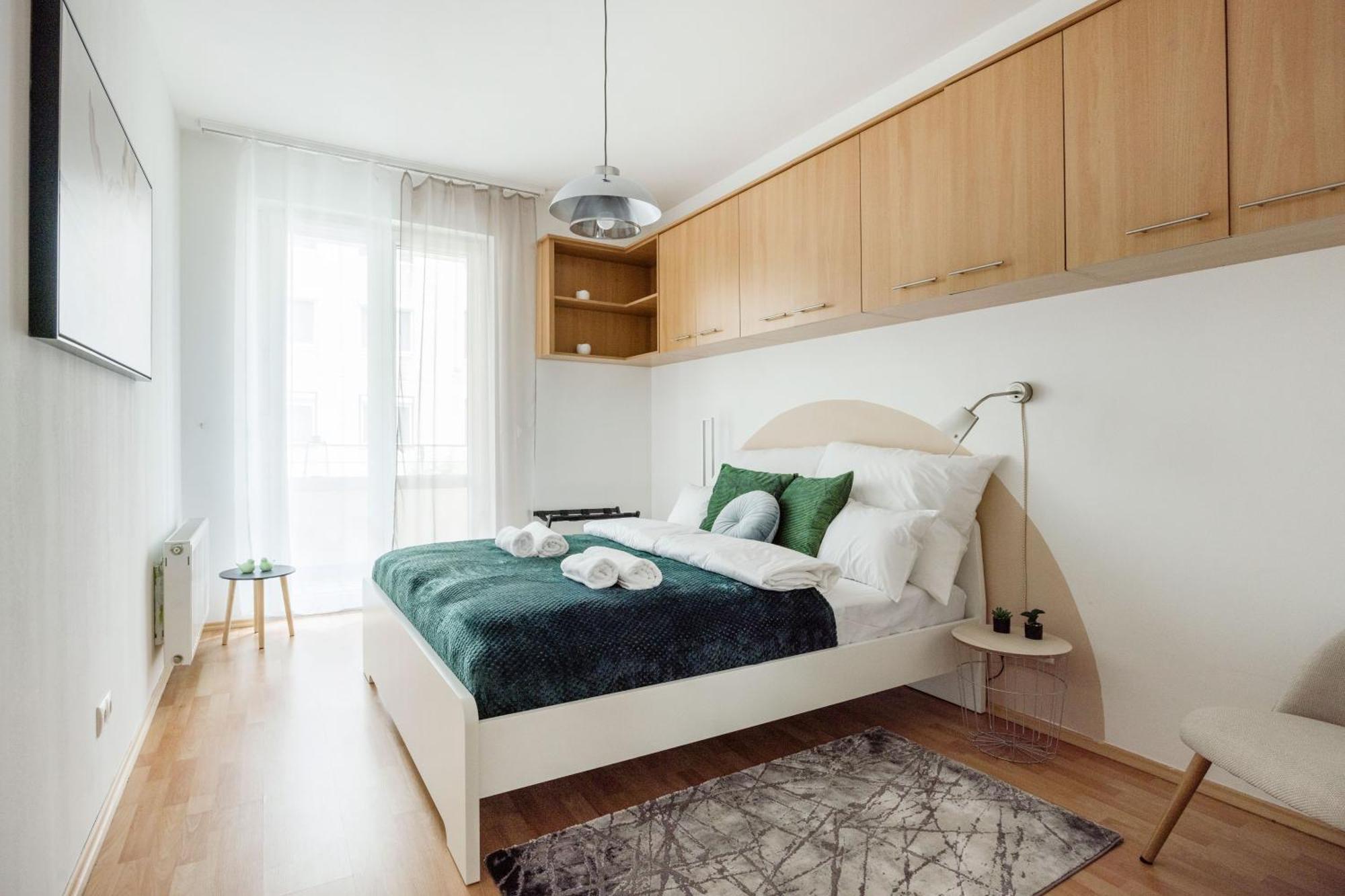 Modern Two-Bedroom Apartment With Free Parking Budapeşte Dış mekan fotoğraf